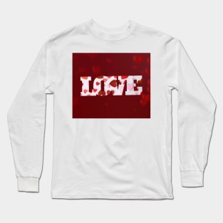 Love Hearts Long Sleeve T-Shirt